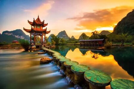 du  lịch Tịnh Tây Trung Quốc
